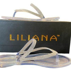Liliana Shoes -- Jelli 88 Sandals - clear  -- size 7 Women